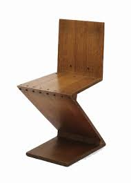 Silla Zig-Zag deGerrit Rietveld, otra de las sillas más icónicas del siglo XX
