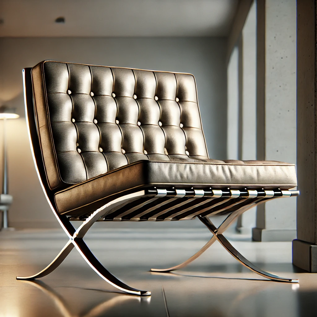 Silla Barcelona de Ludwig Mies y Lilly Reich
