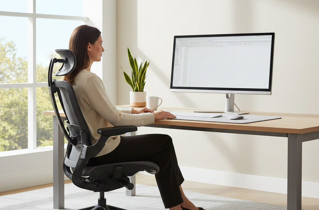 Qué tipo de silla de oficina usar según el tiempo que trabajas sentado