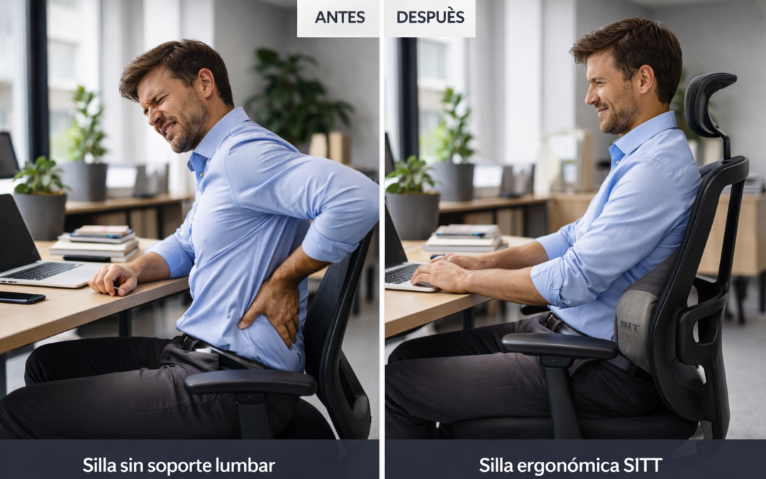 Cómo elegir la silla de oficina perfecta para evitar dolores de espalda