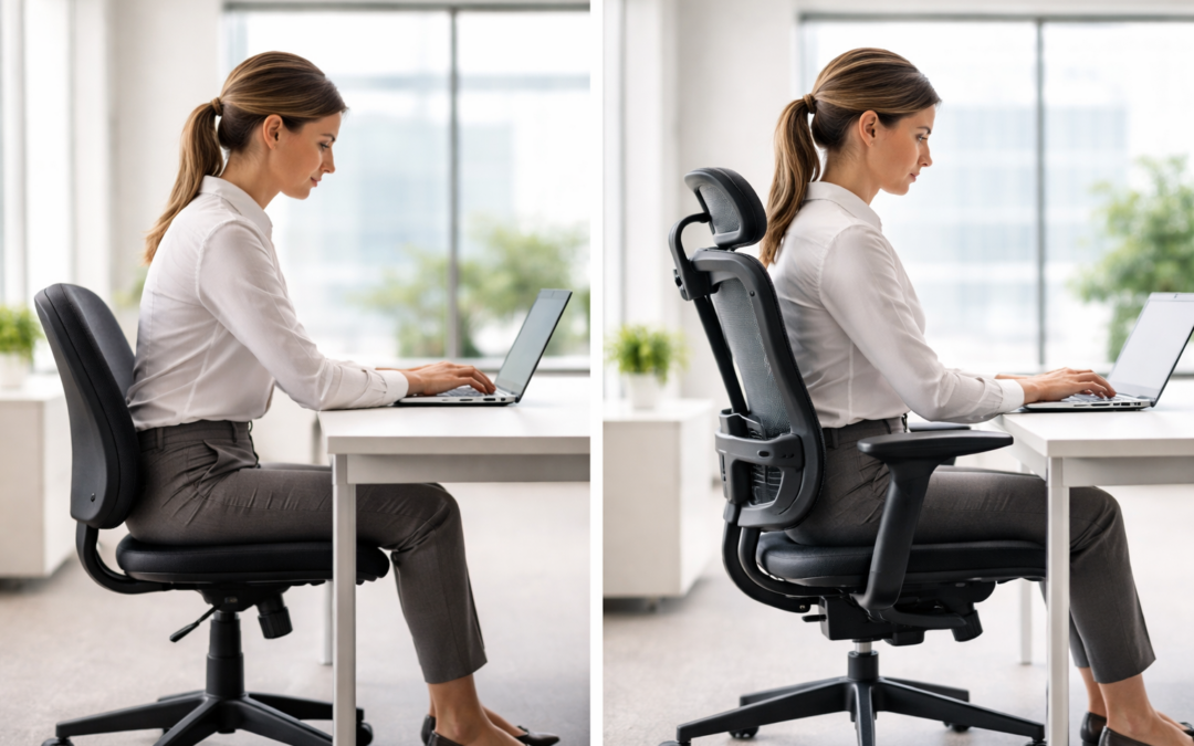 Sillas de oficina tradicionales vs. ergonómicas: ¿cuál necesitas realmente?