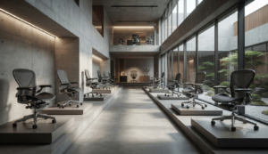Sillas ergonómicas modernas para renovar una oficina