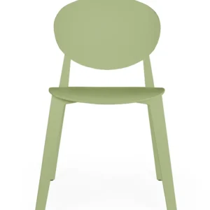 Silla para exterior ALUNA apilable y resistente al sol