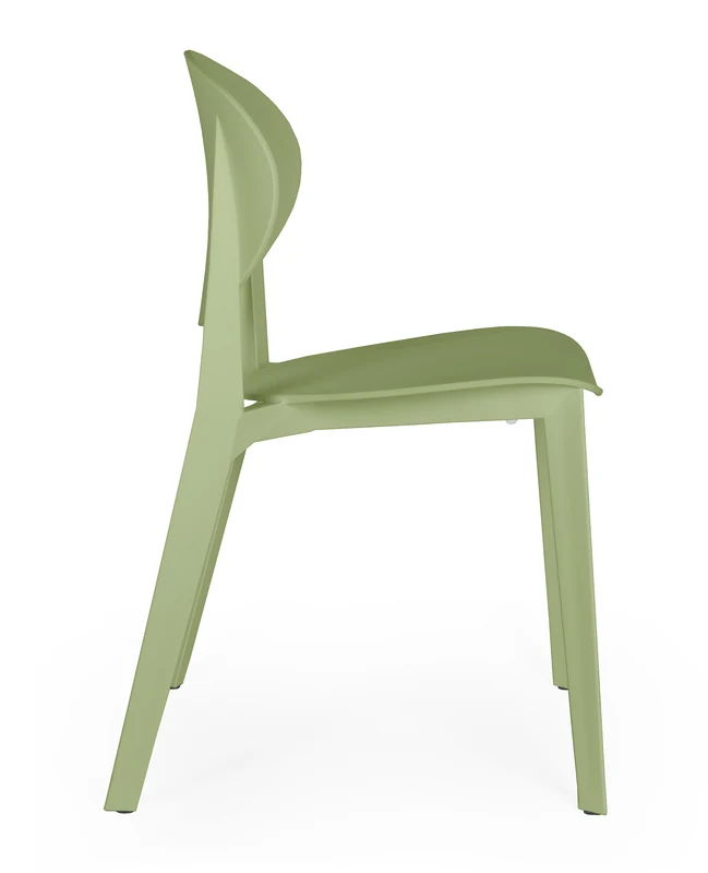 Silla apilable ALUNA para restaurante y cafetería exterior