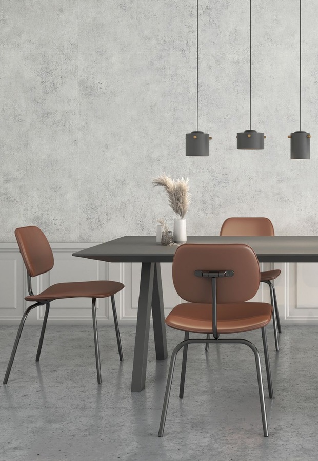 Silla de visita TARENA para recepción y oficina Silla de visita moderna TARENA café para recepción y oficina
