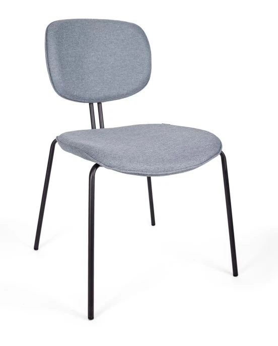 Silla de visita VALENIA tapizada de colores para oficina moderna